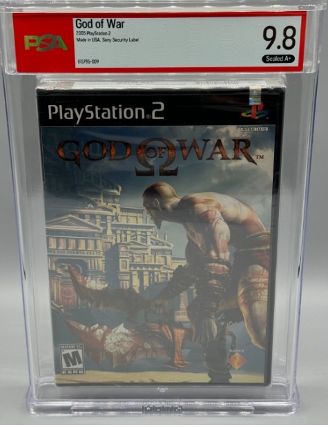 God Of War Sony PlayStation 2 PS2 First Print Sealed New PSA 9.8 A+ Graded